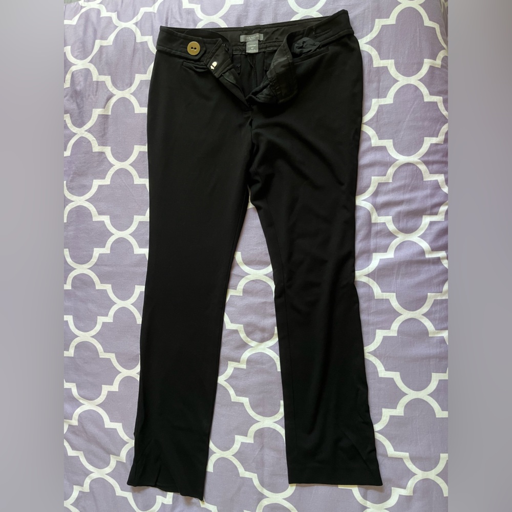 Ann Taylor Lindsay Dress Pants Size 8P Black